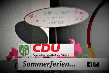 Sommerferien 2022 CDU
